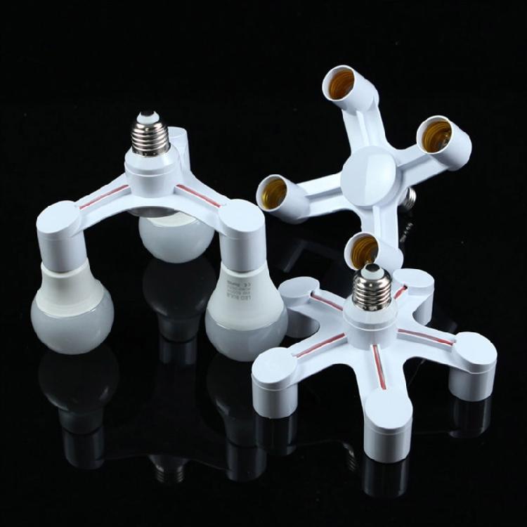Heat Resistant Light Bulb Converter, E26/E27 Socket Adapter, Safe and Durable
