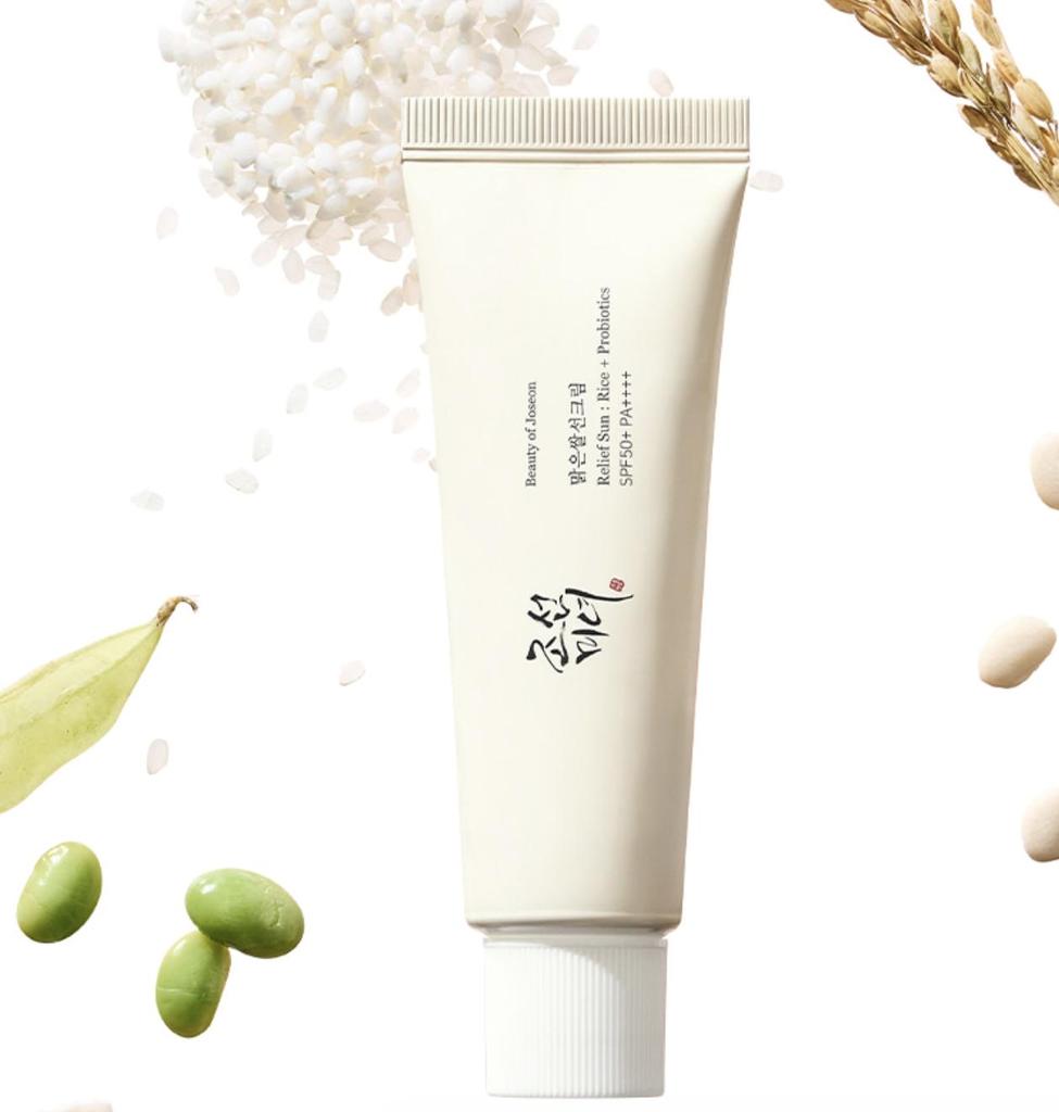 Beauty of Joseon Relief Sun Rice + Niacinamide Sunscreen SPF50+ PA++++ Hydrating UV Protection 50ml