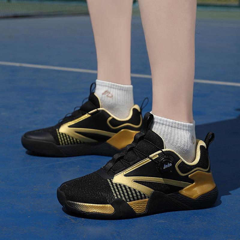 Tréninkové stolně tenisové boty nové prodyšná síťovina sportovní pár protiskluzové herní badmintonové tenisové boty