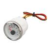 52mm Voltmeter Gauge 18V?32V White Dial Face Silver Bezel Universal Electrical Pointer Voltage