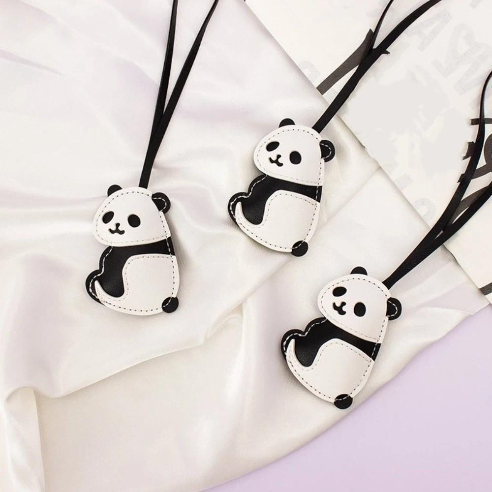 Ornaments Panda Pendant Lanyard Key Ring Bag Hanging Charms Fashion Panda Keychain  Women
