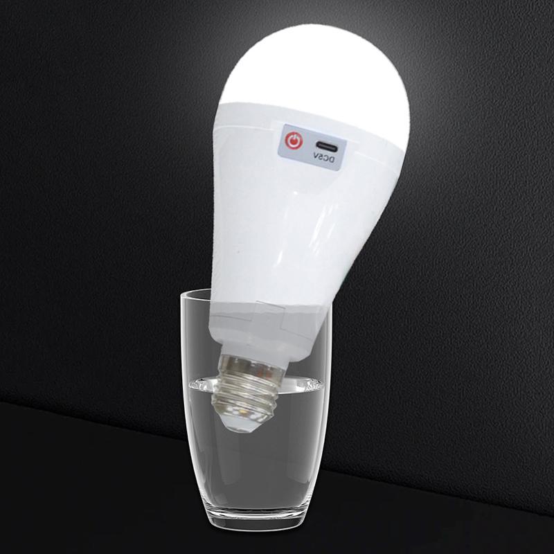 Flicker-Free Led Bulb Light Portable 20W 30W Emergency Bulb Courtyard Outdoor Bulb Power Failure Emergency