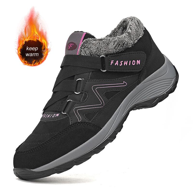 

Женские ботинки с флисовой подкладкой 42 чёрный