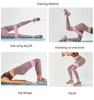 Elastisches Kniebeugen-Widerstandsband Gesäßmuskel-Fitness Stretchband Yoga Stretch Trainingsband