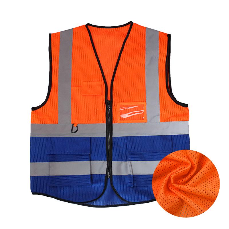 High-Visibility Reflective Safety Vest for Traffic and Construction Workers