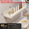 Moderne Stahl-Badezimmer-Wandregal mit abnehmbaren Haken für Dusch- und Toilettenaufbewahrung