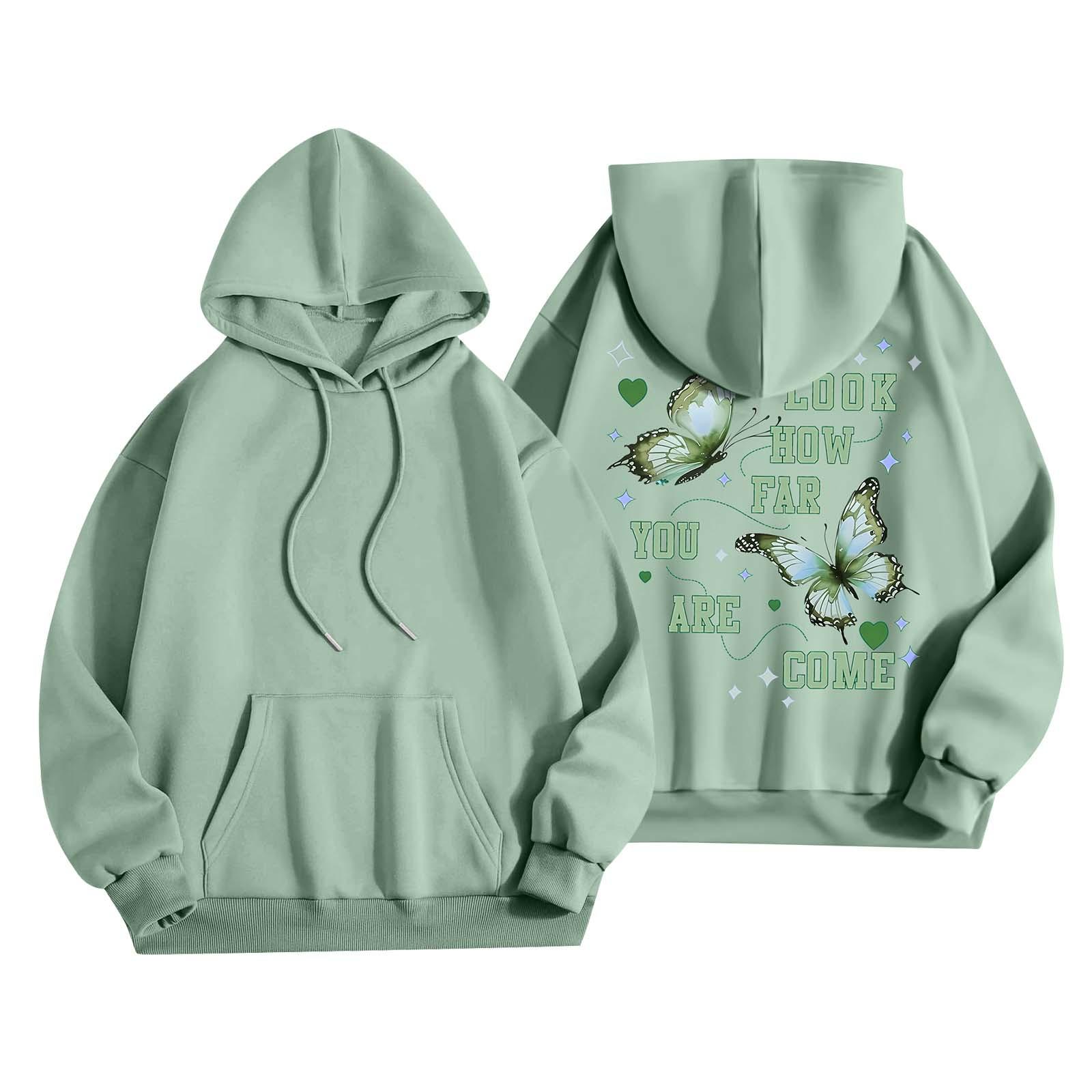 

Женская мода, женский легкий пуловер с длинными рукавами и карманами, толстовка с капюшоном в стиле консервативного стиля XXXL