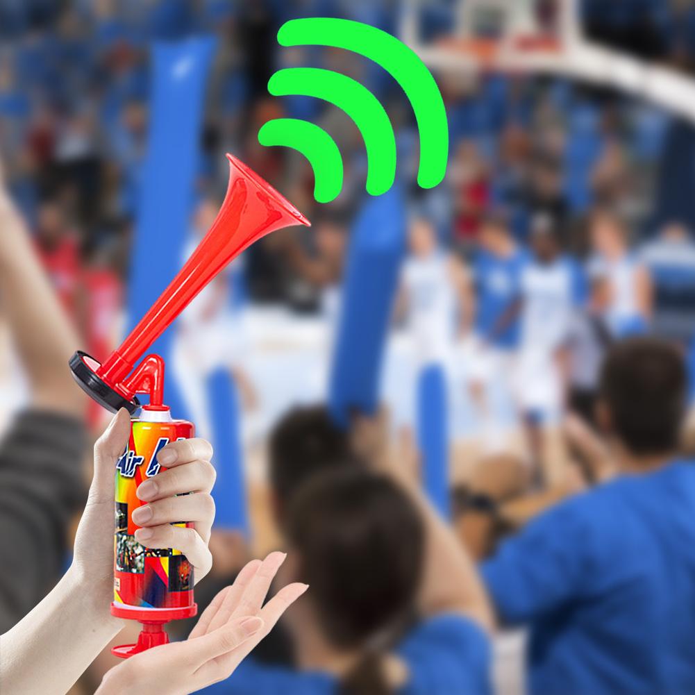 Soccer Game Horn with Loud Voice Football Stadium Horn Portable Air Pump Horn for Boating Sports Events Birthday Parties