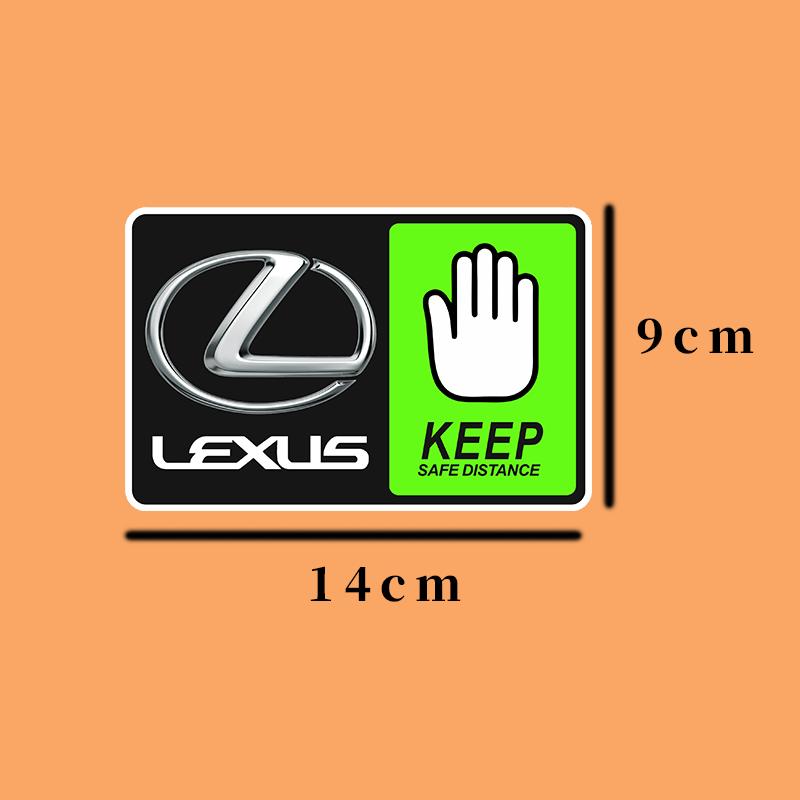 

Suitable for Lexus emblem ES300 IS300 IS350 ES250 ES350 IS250 CT200H GS350 NX200 keep distance car waterproof sticker зелёный