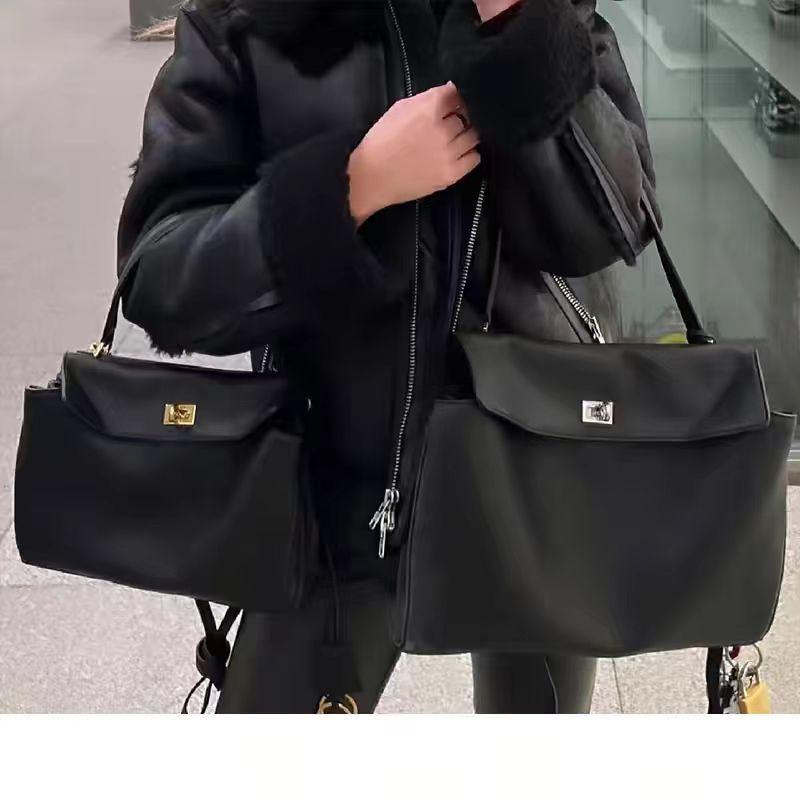 Home o bag shoulder commuter bag leather tote bag underarm tote bag female messenger Kelly bag