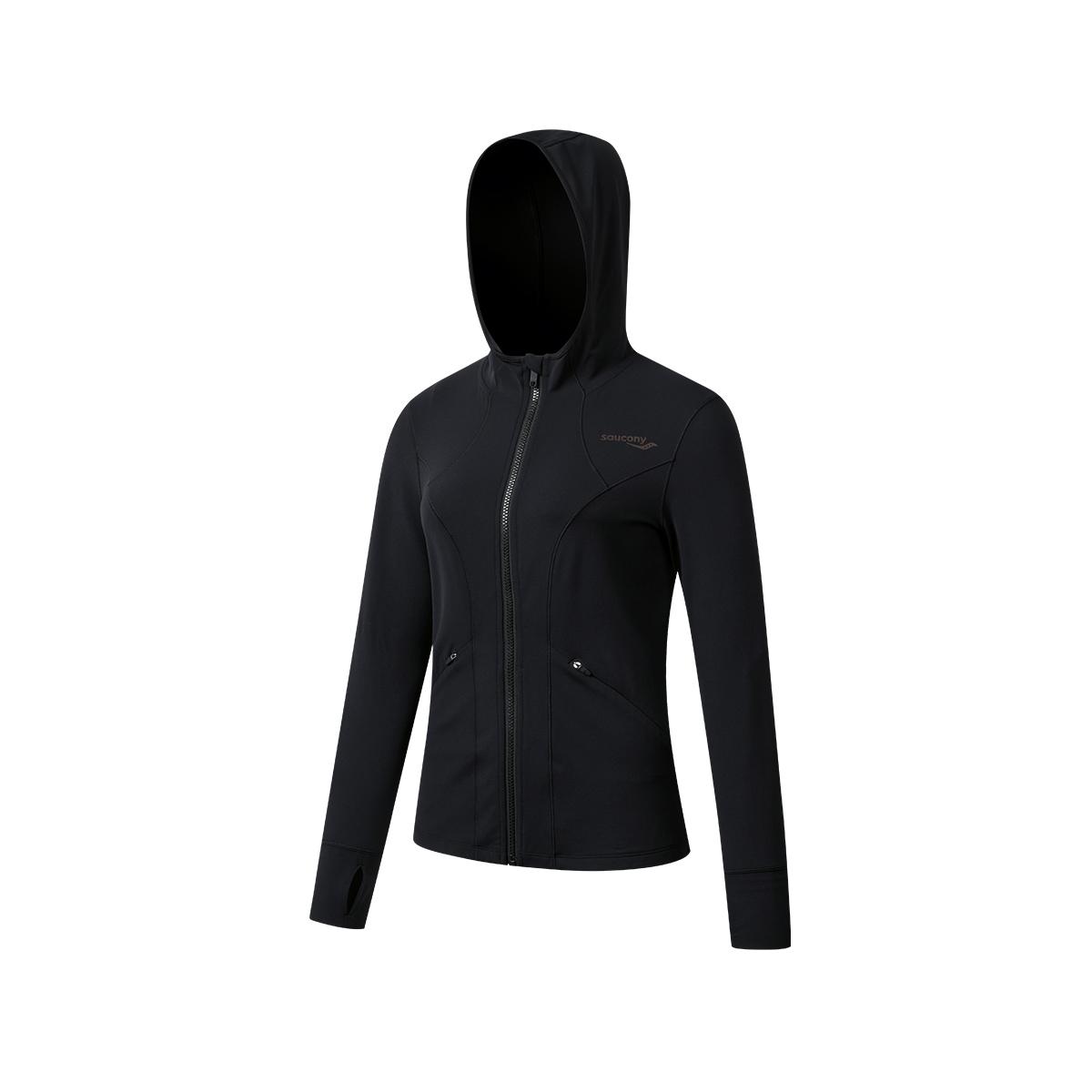 Saucony Hooded Zip Knit Jacket Women jackets SA1269KJ11L-BK001 XL 12190₽