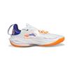 Li Ning Speed 11 Textile, TPU Low Top Basketball Shoes Men's White Orange ABAU053-29