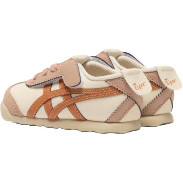ONITSUKA TIGER Mexico 66 Comfortable Versatile Low-Top Walking Shoes Baby Sneaker Beige Orange 1184A074-205