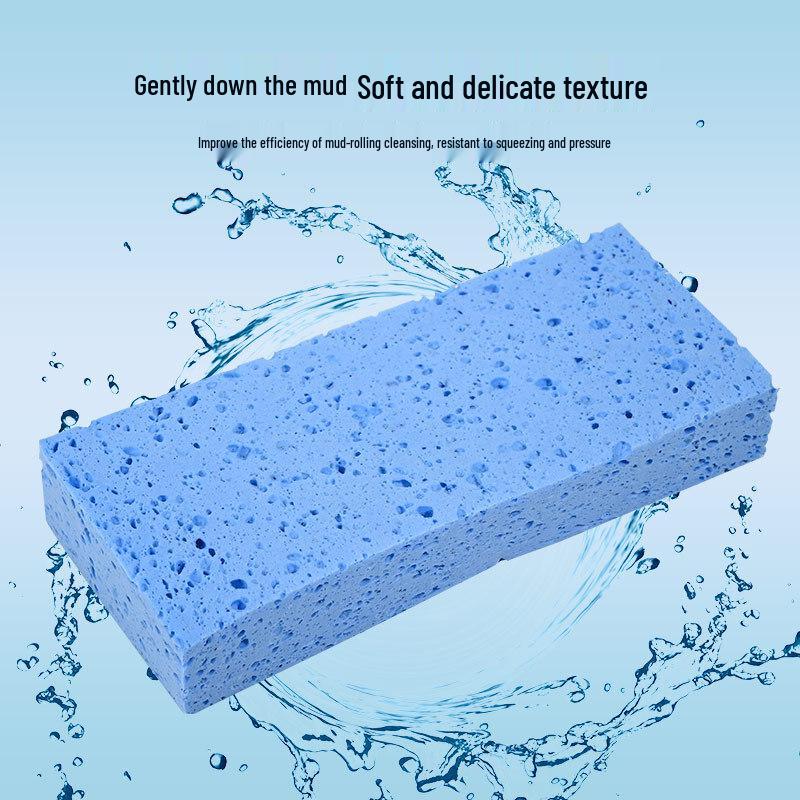 Elastic Quick-Dry Honeycomb Bath Sponge