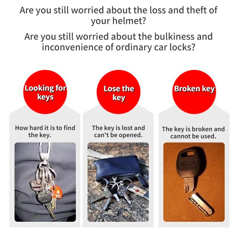 1 PC Universal Motorcycle Electric Cars Security Helmet Password Wire Lock Portable Anti-theft Road Bike Bicycle Locks