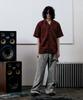 THEVINYLHOUSE Texture Check Shirts Wine