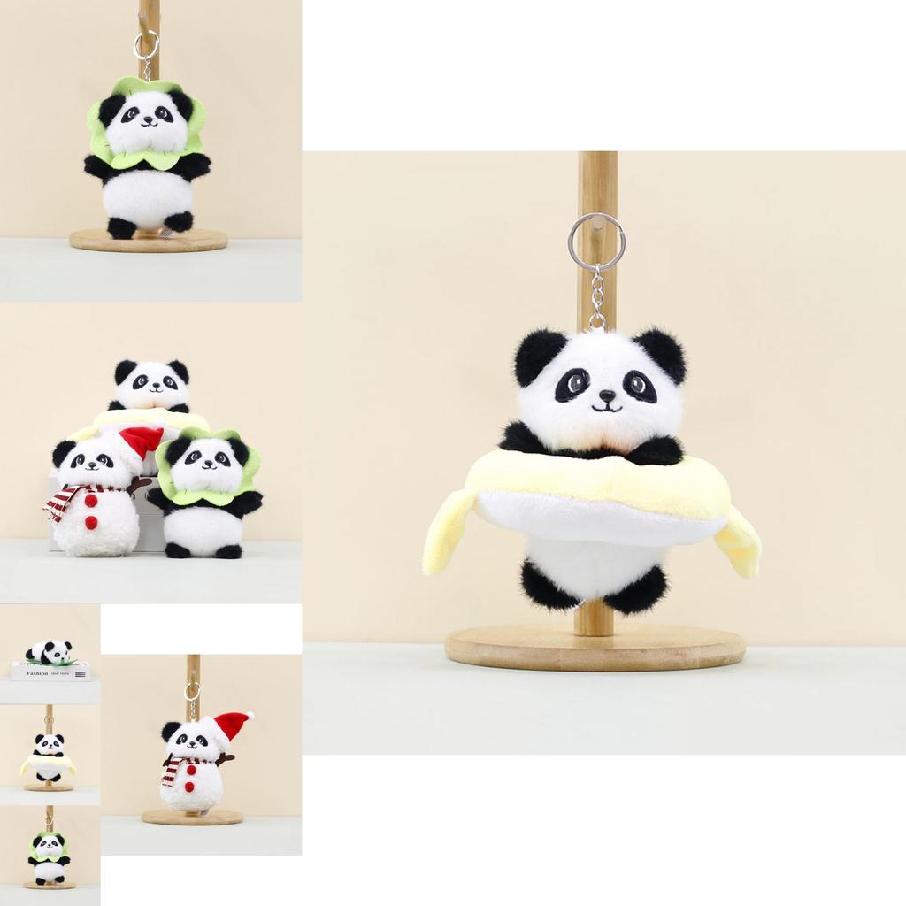 Cute Multi-season Panda Plush Keychain And Bag Decoration For All Occasions