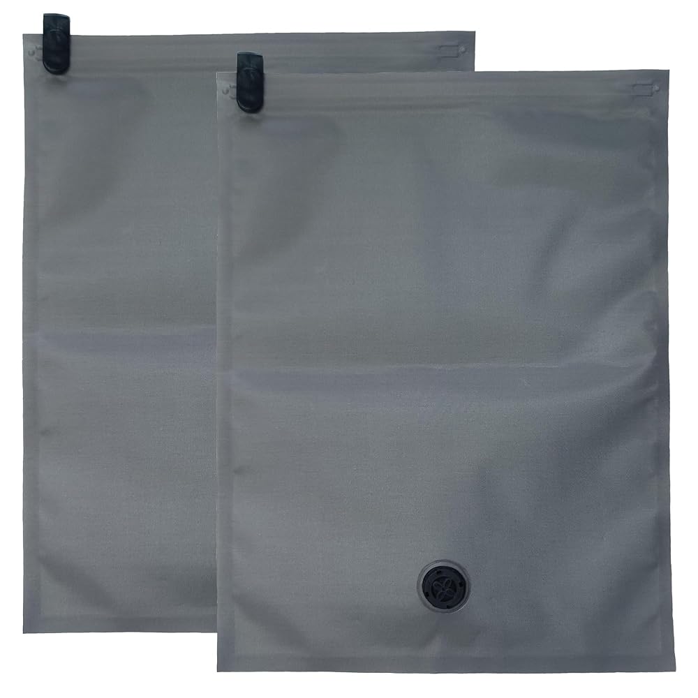 Manaric Compression Bags, 2-Pack, Oxford Fabric, with Exhaust Bubbles, Water-Repellent Backing,