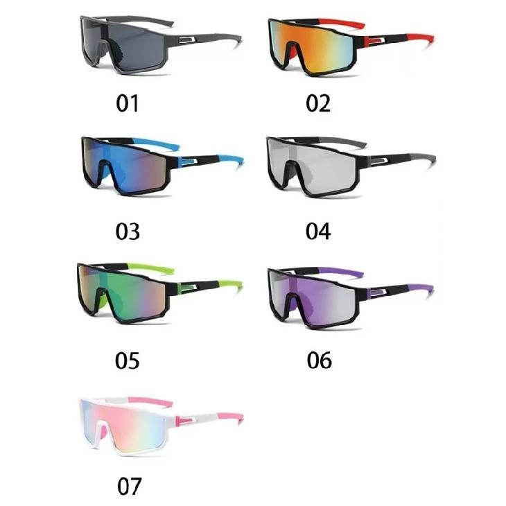 Herren Übergroße Radbrille für Herren Fahrrad Winddicht Bunt Beschichtet Sonnenbrille Outdoor-Sportarten Motorcyc