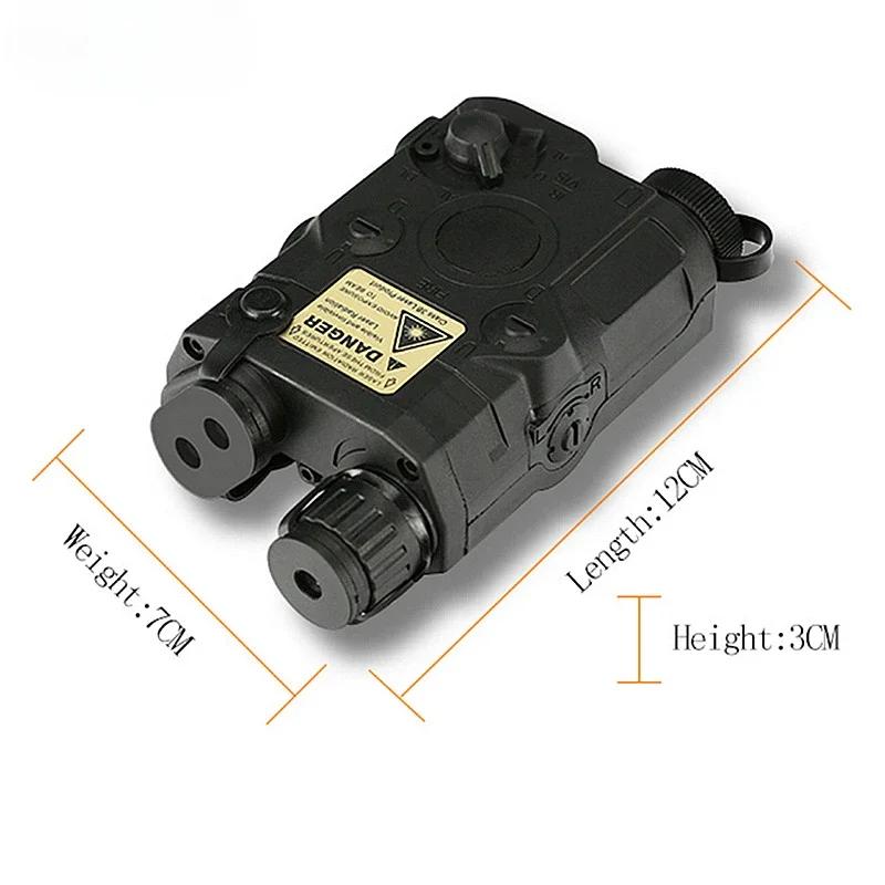 Tactical PEQ NGAL DBAL A2 MAWL C1 Laser Flashlight Airsoft Decorative Box 20mm Battery Case Fit Hunting