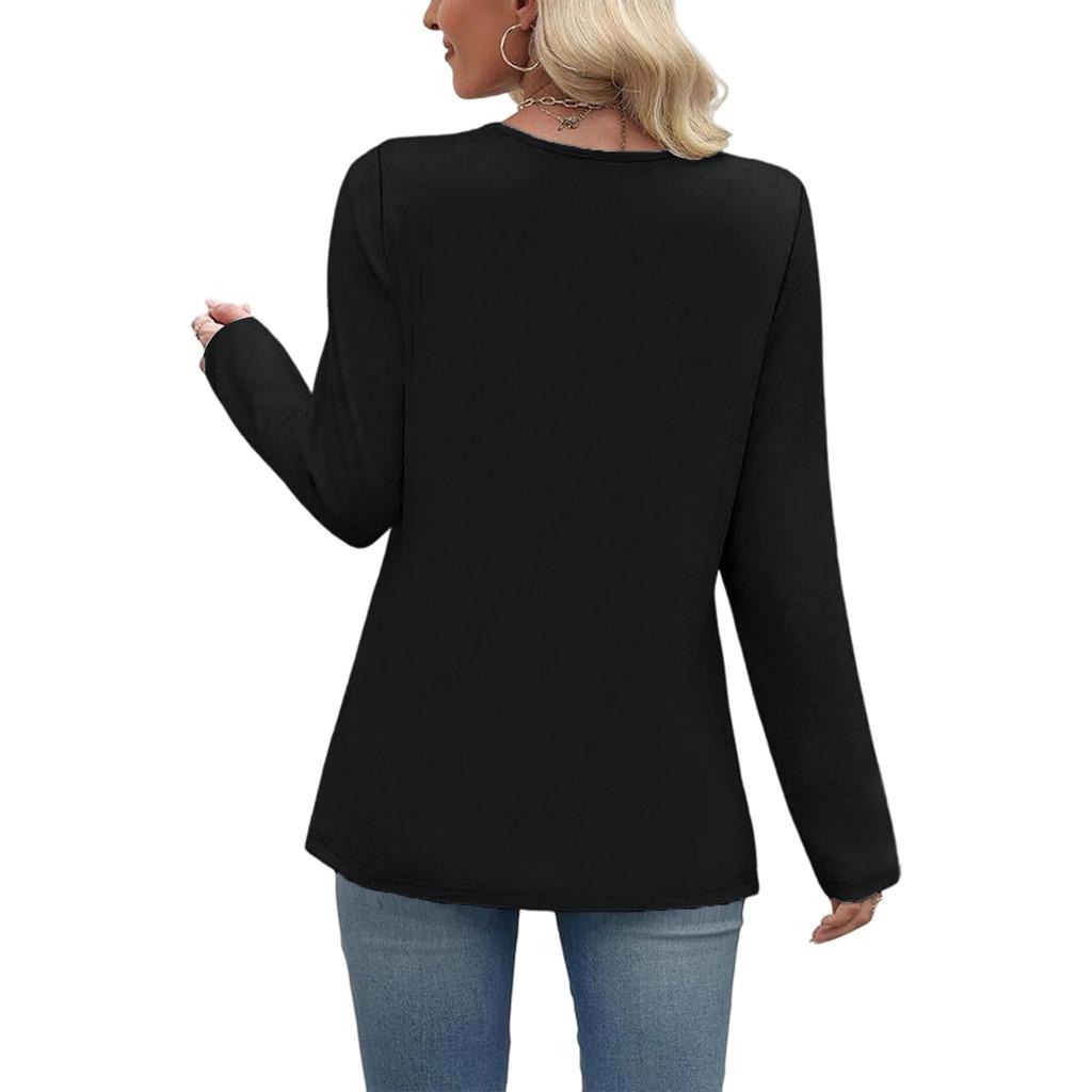 Women's Fashionable Long Sleeve Elegant Commuting And Casual Top