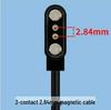 Slimme Kindersmartwatch Magnetische Oplaadkabel met Kortsluitingbescherming (2-pins, 4 mm).
