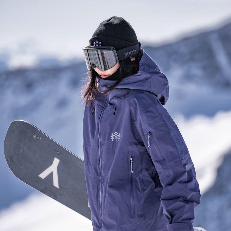 Men's and Women's American Style Waterproof Winter Ski Jacket 3LWH2025 - Professional Snowboard Suit