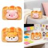 Cute Creative Tissue Box Holder PVC Napkin Dispenser Tabletop Organizer for Bedroom Bathroom Living Room