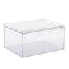 Acrylic Reptile Cage Breeding Box Terrarium Clear Feeding Habitat for Snake Small Pet Isopods Lizards Roaches Insect