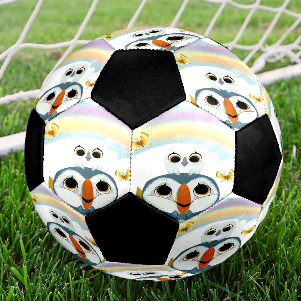 Puffin Rock Theme Size 5 Soccer Ball, Suitable for Both Indoor and Outdoor Matches, a Gift Suitable for Everyone.