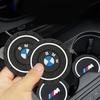 XMYF2 2025 New 2Pcs Silica Gel Car Coaster Water Cup Anti-slip Pad Auto Accessories For BMW X1 X2 X3 X5 X4 X6 X7 G30 G20 G32 G11 G12 F