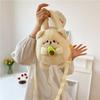 Schoolbag Cartoon Crossbody Bag Shoulder Bag Plush Doll Bag Gift Rabbit Plush Handbag  Student