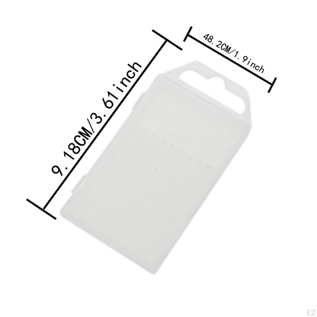 40Pcs Drill Bit Storage Box Tool Parts Case Premium Container, Practical, Accessories Rectangular