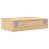 TV Cabinet with LED Lights Sonoma Oak 60 x 35 x 15.5 cm