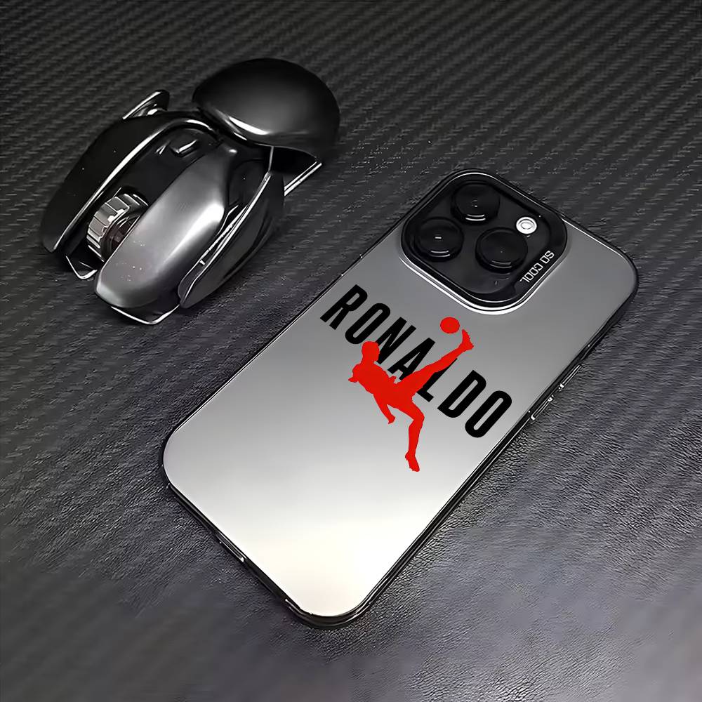 Cr7-Cristiano-Ronaldo Phone Case For iPhone 17, 16,15,14,13,12,11 Plus,Pro Max, Colorful Silver Funda Cover