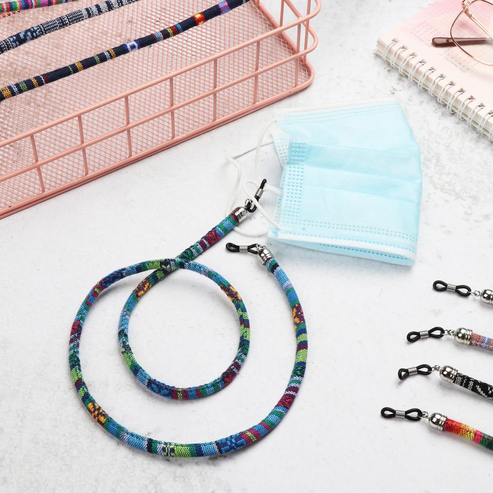 Colorful Acrylic Beads Glasses Chain Reading Glasses Cord Holder Anti-lost Rope Vintage Neck Strap Rope for Eyewear Accessories