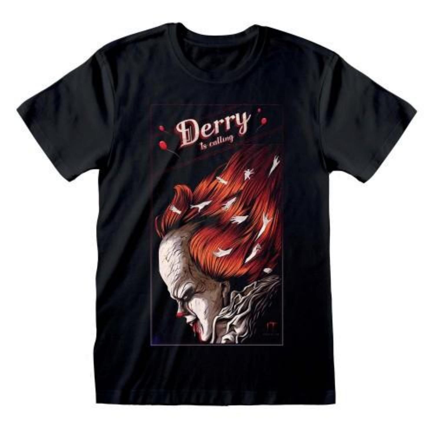 IT Chapter Two Unisex Adult Derry Is Calling T-Shirt S чёрный