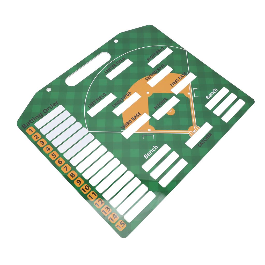 Baseball Coaching Board Professional Double Sided Reusable Dry Erase Baseball Lineup Board Magnetic