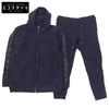 AKM Excellent Condition Knit Line Full-zip Hoodie and Jogger Pants Set, Men's, Navy, Size XL Suit Setup XL NavyUsed