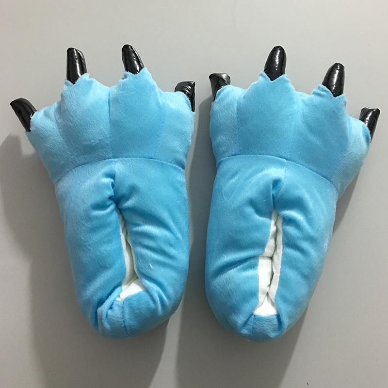 

Fashion Unisex Cartoon Animal Paw Slippers Plush Fleece Lined Non-Slip Warm Comfortable Indoor Outdoor Home Shoes Winter 2025 New 44