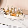 Luxury Multi-Functional Skincare Organizer: High-End Desktop Cosmetic Storage Box