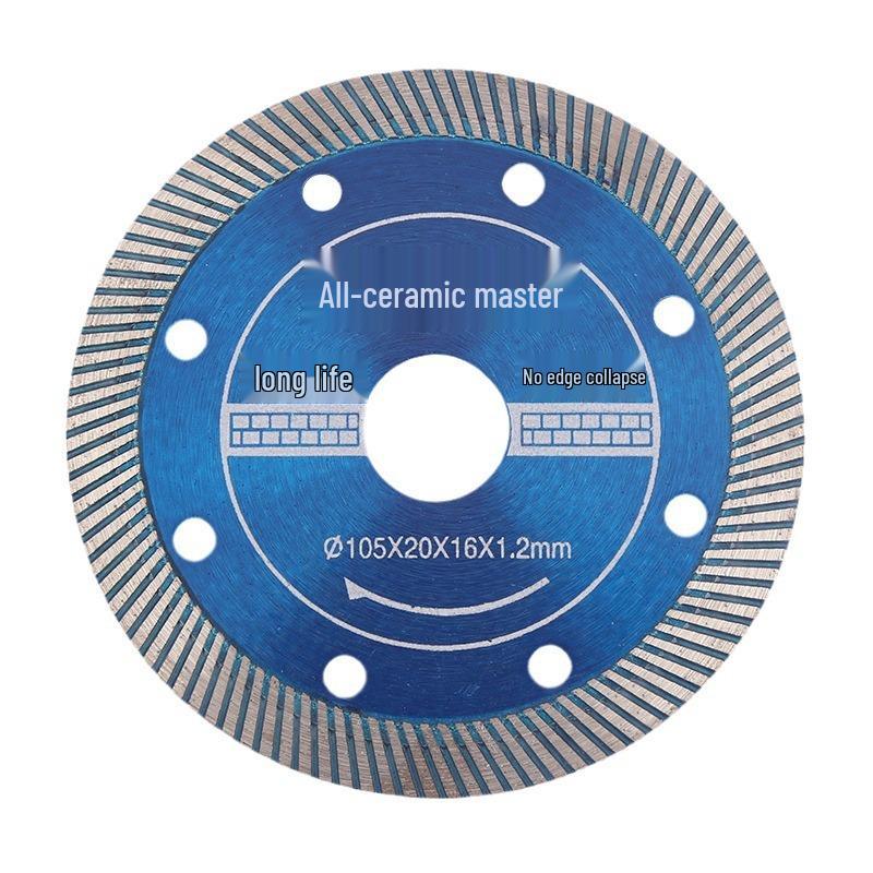 Corrugated Diamond Saw Blade for Ceramic, Microcrystalline Stone, Tile & Marble Cutting