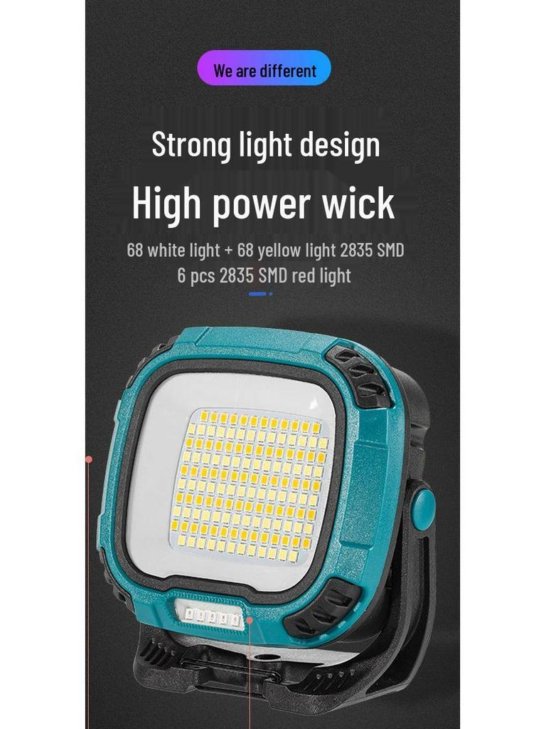 Magnetic LED Camping Floodlight with Long Battery Life