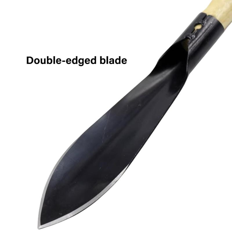 Multipurpose Steel Garden Shovel Ergonomic Design For Efficient Digging Weeding And Harvesting Plant