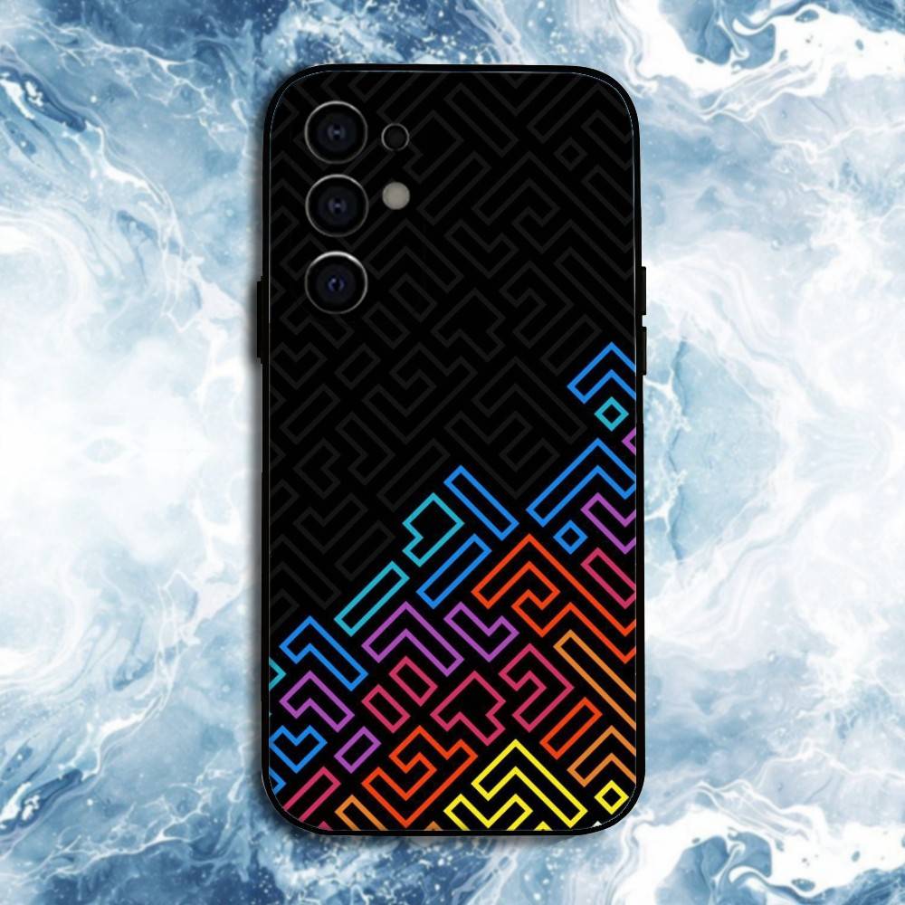 

1 шт. Игровой Чехол-Блок Тетрис для Телефона Samsung S25,S24,S23,S22,S21,S20,Plus,Fe,Lite,Другие Черный Чехол Samsung S21plus