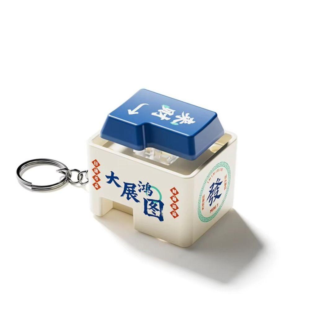 With Sound Keyboard Fidget Toy Lighted Key Mechanical Key Toy Portable Keychain Toy  Finger Games