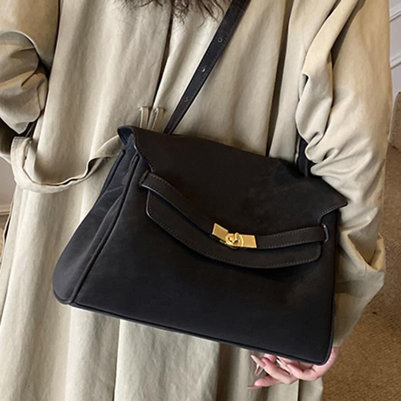Achseltasche Damen Koreanische Mode Aktentasche 2026 Neu Herbst und Winter Nische Pendler Schulter Schräg Umhängetasche