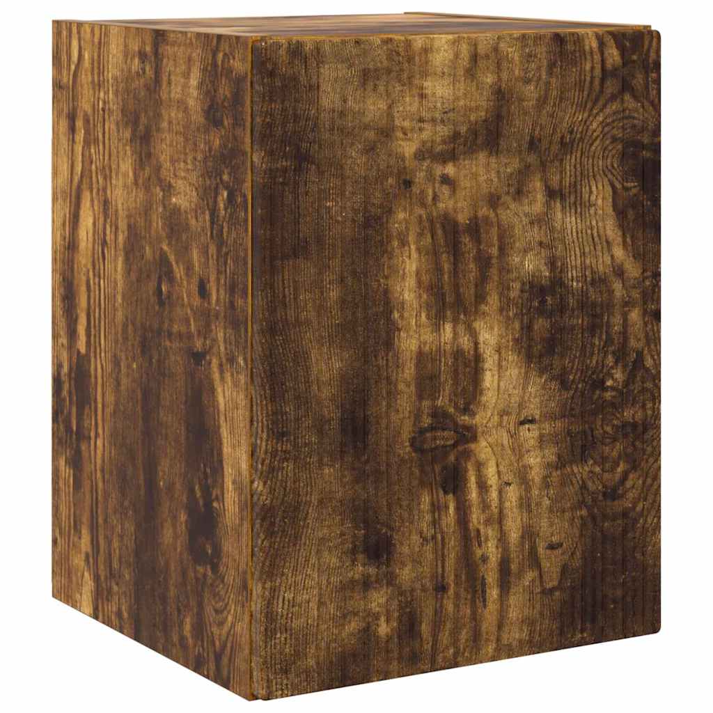 TV Wall Cabinet Smoked Oak 30 x 31 x 40 cm Engineered Wood