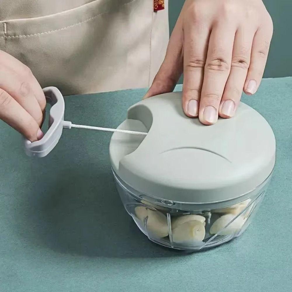 500/900ML Manual Ginger Grinder Manual Rotate Handheld Meat Grinder Garlic Chopper  Household Use