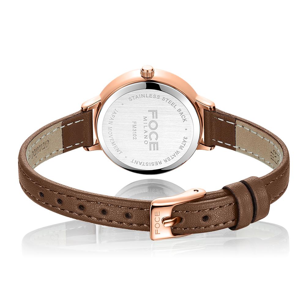 Jyullieoseu Foce Classic Analog Women'S Leather Watch 4 Colors